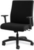 A Picture of product HON-IW801CU10 HON® Ignition® Series Big & Tall Mid-Back Work Chair Big/Tall Supports Up to 450 lb, 17" 20" Seat Height, Black