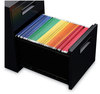 A Picture of product ALE-PABFBL Alera® File Pedestal Left or Right, 2-Drawers: Box/File, Legal/Letter, Black, 14.96" x 19.29" 21.65"
