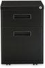 A Picture of product ALE-PABFBL Alera® File Pedestal Left or Right, 2-Drawers: Box/File, Legal/Letter, Black, 14.96" x 19.29" 21.65"
