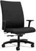 A Picture of product HON-IW801CU10 HON® Ignition® Series Big & Tall Mid-Back Work Chair Big/Tall Supports Up to 450 lb, 17" 20" Seat Height, Black