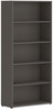 A Picture of product HON-LBC3013B5LS1 HON® Mod Bookcase Five-Shelf/4 Adjustable, 30w x 13d 65h, Slate Teak