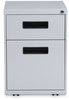 A Picture of product ALE-PABFLG Alera® File Pedestal Left or Right, 2-Drawers: Box/File, Legal/Letter, Light Gray, 14.96" x 19.29" 21.65"
