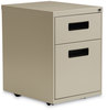 A Picture of product ALE-PABFPY Alera® File Pedestal Left or Right, 2-Drawers: Box/File, Legal/Letter, Putty, 14.96" x 19.29" 21.65"