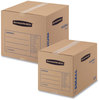 A Picture of product FEL-7713801 Bankers Box® SmoothMove™ Basic Moving Boxes Regular Slotted Container (RSC), Small, 12" x 16" Brown/Blue, 25/Bundle