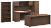 A Picture of product HON-LCS7224LE1 HON® Mod Credenza Shell 72w x 24d 29h, Sepia Walnut