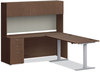 A Picture of product HON-LDH72LE1 HON® Mod Desk Hutch 3 Compartments, 72w x 14d 39.75h, Sepia Walnut