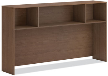 HON® Mod Desk Hutch 3 Compartments, 72w x 14d 39.75h, Sepia Walnut