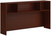 A Picture of product HON-LDH72LT1 HON® Mod Desk Hutch 3 Compartments, 72w x 14d 39.75h, Traditional Mahogany