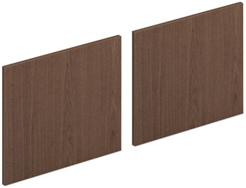 HON® Mod Laminate Doors for 72"W Desk Hutch, 17.86 x 14.82, Sepia Walnut 2/Carton