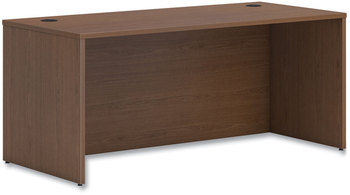 HON® Mod Desk Shell 66" x 30" 29", Sepia Walnut