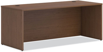 HON® Mod Desk Shell 72" x 30" 29", Sepia Walnut, 2/Carton