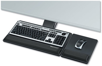 Fellowes® Designer Suites™ Premium Keyboard Tray 19w x 10.63d, Black