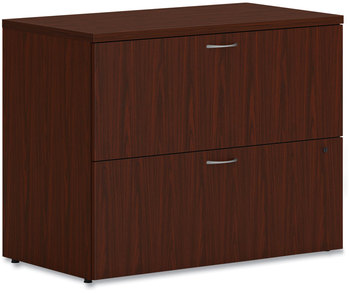 HON® Mod Lateral File 2 Legal/Letter-Size Drawers, Traditional Mahogany, 36" x 20" 29"