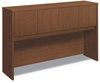 A Picture of product HON-LM60HUTF HON® Foundation™ Hutch with Doors Compartment, 60w x 14.63d 37.13h, Shaker Cherry