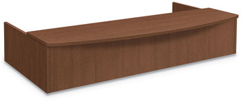 HON® Foundation™ Reception Station with Bow Front 72" x 36" 14.25", Shaker Cherry