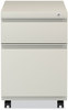 A Picture of product ALE-PBBFPY Alera® File Pedestal with Full-Length Pull Left or Right, 2-Drawers: Box/File, Legal/Letter, Putty, 14.96" x 19.29" 21.65"