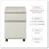 A Picture of product ALE-PBBFPY Alera® File Pedestal with Full-Length Pull Left or Right, 2-Drawers: Box/File, Legal/Letter, Putty, 14.96" x 19.29" 21.65"