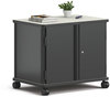 A Picture of product HON-LSC36T2DCB9S HON® SmartLink® Modular Storage Cabinet 36.75 x 24.25 30, Charcoal