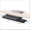 A Picture of product FEL-8031207 Fellowes® Office Suites™ Deluxe Keyboard Drawer 20.5w x 11.13d, Black