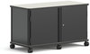 A Picture of product HON-LSC52T21DB9S HON® SmartLink® Modular Storage Cabinet 52.75 x 24.25 30. Charcoal
