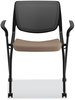 A Picture of product HON-MN2FAMSDC24C HON® Motivate® Nesting/Stacking Flex-Back Chair Supports Up to 300 lb, 19.25" Seat Height, Morel Black Back, Base