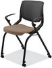 A Picture of product HON-MN2FAMSDC24C HON® Motivate® Nesting/Stacking Flex-Back Chair Supports Up to 300 lb, 19.25" Seat Height, Morel Black Back, Base