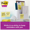 A Picture of product MMM-65424SSCP Post-it® Notes Super Sticky Pads in Canary Yellow Cabinet Pack, 3" x 90 Sheets/Pad, 24 Pads/Pack