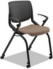 A Picture of product HON-MN2FAMSDC24C HON® Motivate® Nesting/Stacking Flex-Back Chair Supports Up to 300 lb, 19.25" Seat Height, Morel Black Back, Base