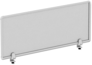 Alera® Polycarbonate Privacy Panel 47w x 0.5d 18h, Silver/Clear
