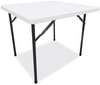 A Picture of product ALE-PT36SW Alera® Square Plastic Folding Table 36w x 36d 29.25h, White