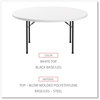 A Picture of product ALE-PT60RW Alera® Round Plastic Folding Table 60" Diameter x 29.25h, White