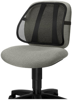 Fellowes® Office Suites™ Mesh Back Support 17.75 x 5 15, Black