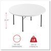 A Picture of product ALE-PT60RW Alera® Round Plastic Folding Table 60" Diameter x 29.25h, White