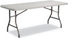 A Picture of product ALE-PT7230G Alera® Rectangular Plastic Folding Table 72w x 29.63d 29.25h, Gray