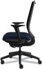 A Picture of product HON-N103CU98 HON® Nucleus® Series Work Chair with Ilira®-Stretch M4 Back ilira-Stretch Supports Up to 300 lb, 17" 22" Seat Height, Navy Seat/Back, Black Base