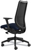 A Picture of product HON-N103CU98 HON® Nucleus® Series Work Chair with Ilira®-Stretch M4 Back ilira-Stretch Supports Up to 300 lb, 17" 22" Seat Height, Navy Seat/Back, Black Base