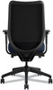 A Picture of product HON-N103CU98 HON® Nucleus® Series Work Chair with Ilira®-Stretch M4 Back ilira-Stretch Supports Up to 300 lb, 17" 22" Seat Height, Navy Seat/Back, Black Base