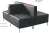 A Picture of product ALE-QB8016 Alera® QUB Series Corner Sectional 26.38w x 26.38d 30.5h, Black