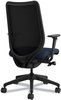 A Picture of product HON-N103CU98 HON® Nucleus® Series Work Chair with Ilira®-Stretch M4 Back ilira-Stretch Supports Up to 300 lb, 17" 22" Seat Height, Navy Seat/Back, Black Base