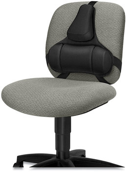 Fellowes® Professional Series Back Support with Microban® Protection 15 x 2 14.5, Black