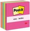 A Picture of product MMM-6545PK Post-it® Notes Original Pads in Poptimistic Colors Collection 3" x 100 Sheets/Pad, 5 Pads/Pack