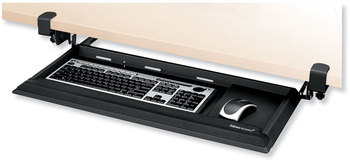 Fellowes® Designer Suites™ DeskReady™ Keyboard Drawer 19.19w x 9.81d, Black Pearl
