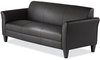 A Picture of product ALE-RL21LS10B Alera® Reception Lounge Sofa Series Furniture, 3-Cushion 77w x 31.5d 32h, Black