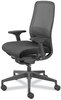 A Picture of product HON-NR12SAMC10BT HON® Nucleus® Series Recharge Task Chair Supports Up to 300 lb, 16.63 21.13 Seat Height, Black Seat/Back, Base