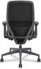 A Picture of product HON-NR12SAMC10BT HON® Nucleus® Series Recharge Task Chair Supports Up to 300 lb, 16.63 21.13 Seat Height, Black Seat/Back, Base