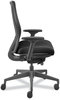 A Picture of product HON-NR12SAMC10BT HON® Nucleus® Series Recharge Task Chair Supports Up to 300 lb, 16.63 21.13 Seat Height, Black Seat/Back, Base