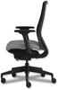 A Picture of product HON-NR12SAMC22BT HON® Nucleus® Series Recharge Task Chair 16.63 to 21.13 Seat Height, Frost Black Back, Base