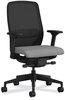 A Picture of product HON-NR12SAMC22BT HON® Nucleus® Series Recharge Task Chair 16.63 to 21.13 Seat Height, Frost Black Back, Base