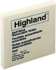 A Picture of product MMM-6549YW Highland™ Self-Stick Notes 3" x Yellow, 100 Sheets/Pad, 12 Pads/Pack