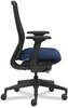 A Picture of product HON-NR12SAMP13BT HON® Nucleus® Series Recharge Task Chair Up to 300lb, 16.63" 21.13" Seat Ht, Navy Black Back/Base, Ships in 7-10 Bus Days